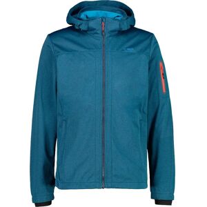 Cmp Zip Hood 39a5027m Softshell Jacket Deep Lake Mel. S Men Cmp Zip Hood 39a5027m Softshell Jacket Deep Lake Mel. S Men