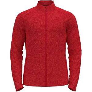 Odlo Sesvenna Full Zip Fleece Chinese Red Melange 2XL Men Odlo Sesvenna Full Zip Fleece Chinese Red Melange 2XL Men
