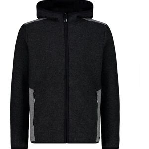 Cmp Fix Hood 32m1817 Jacket Carbon Melange / Black S Men Cmp Fix Hood 32m1817 Jacket Carbon Melange / Black S Men
