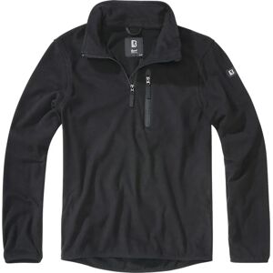 Brandit Troyer Half Zip Fleece Black 5XL Men Brandit Troyer Half Zip Fleece Black 5XL Men