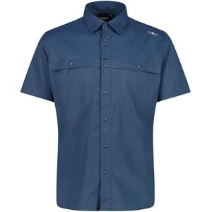 Cmp 33s5767 Short Sleeve Shirt Dusty Blue Mel. XS Men Cmp 33s5767 Short Sleeve Shirt Dusty Blue Mel. XS Men