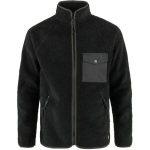 Fjällräven Vardag Pile Fleece Black / Dark Grey M Men Fjällräven Vardag Pile Fleece Black / Dark Grey M Men
