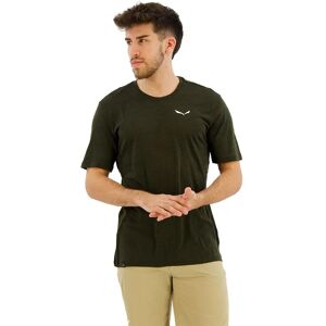 Salewa Eagle Minilogo Am Short Sleeve T-shirt Dark Olive M Men Salewa Eagle Minilogo Am Short Sleeve T-shirt Dark Olive M Men
