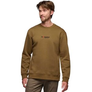 Black Diamond Heritage Wordmark Crewneck Sweatshirt Dark Curry L Men Black Diamond Heritage Wordmark Crewneck Sweatshirt Dark Curry L Men