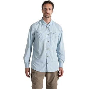 Craghoppers Nosilife Adventure Iii Long Sleeve Shirt Niagara Blue 4XL Men Craghoppers Nosilife Adventure Iii Long Sleeve Shirt Niagara Blue 4XL Men