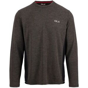 Dlx Charlie Long Sleeve T-shirt Dark Grey Marl 2XL Men Dlx Charlie Long Sleeve T-shirt Dark Grey Marl 2XL Men