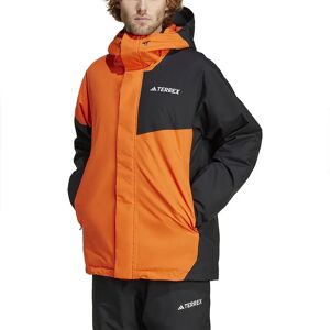 Adidas Terrex Multi 2l Rain.rdy Insulated Jacket Semi Impact Orange / Black L Men Adidas Terrex Multi 2l Rain.rdy Insulated Jacket Semi Impact Orange / Black L Men