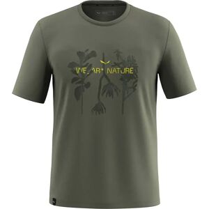 Salewa Eagle Nature Short Sleeve T-shirt Faded Green XL Men Salewa Eagle Nature Short Sleeve T-shirt Faded Green XL Men