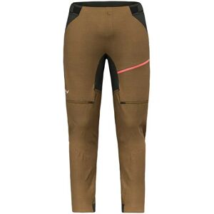 Salewa Vento Hemp Durastretch Convertible Pants Golden Brown L Men Salewa Vento Hemp Durastretch Convertible Pants Golden Brown L Men