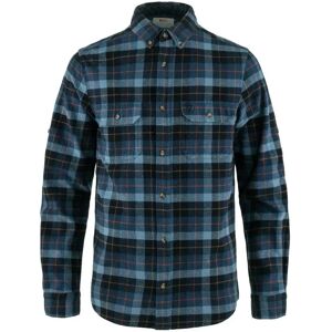 Fjällräven Singi Heavy Flannel Long Sleeve Shirt Dark Navy / Indigo Blue S Men Fjällräven Singi Heavy Flannel Long Sleeve Shirt Dark Navy / Indigo Blue S Men