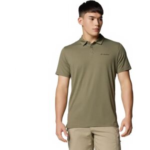 Columbia Tech Trail™ Utility Short Sleeve Polo Stone Green S Men Columbia Tech Trail™ Utility Short Sleeve Polo Stone Green S Men