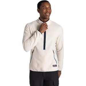 Craghoppers Co2 Renu Half Zip Fleece Ecru / Tourmaline Blue 2XL Men Craghoppers Co2 Renu Half Zip Fleece Ecru / Tourmaline Blue 2XL Men