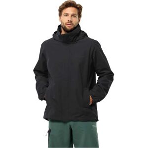 Jack Wolfskin Stormy Point 2l Jacket Black S Men Jack Wolfskin Stormy Point 2l Jacket Black S Men