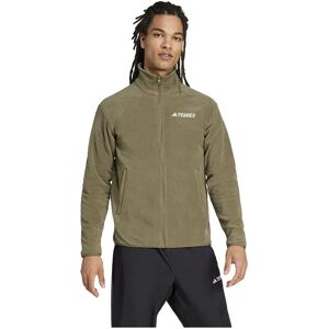 Adidas Multi Essentials Full Zip Fleece Olive Strata M Men Adidas Multi Essentials Full Zip Fleece Olive Strata M Men