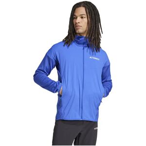 Adidas Terrex Xperior Climawarm+ Wind Light Full Zip Fleece Semi Lucid Blue XL Men Adidas Terrex Xperior Climawarm+ Wind Light Full Zip Fleece Semi Lucid Blue XL Men