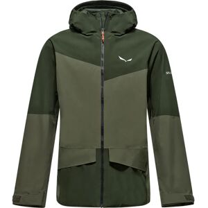 Salewa Puez Gorotex 2l Epe Full Zip Fleece Dark Olive 2XL Men Salewa Puez Gorotex 2l Epe Full Zip Fleece Dark Olive 2XL Men