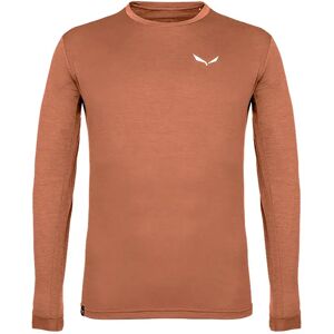Salewa Puez Melange Dry Long Sleeve T-shirt Bombay Brown Melange S Men Salewa Puez Melange Dry Long Sleeve T-shirt Bombay Brown Melange S Men