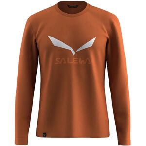 Salewa Solidlogo Dry Long Sleeve T-shirt Bombay Brown XL Men Salewa Solidlogo Dry Long Sleeve T-shirt Bombay Brown XL Men
