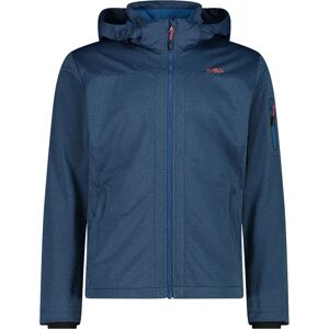 Cmp Zip Hood 39a5027m Softshell Jacket Ocean Mel. 4XL Men Cmp Zip Hood 39a5027m Softshell Jacket Ocean Mel. 4XL Men
