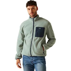 Regatta Frankie Full Zip Fleece Glacier / Navy 4XL Men Regatta Frankie Full Zip Fleece Glacier / Navy 4XL Men