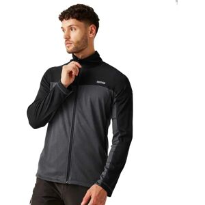 Regatta Highton V Full Zip Fleece Ash / Black 2XL Men Regatta Highton V Full Zip Fleece Ash / Black 2XL Men