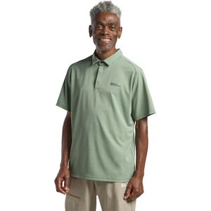 Jack Wolfskin Delgami Short Sleeve Polo Eucalyptus 2XL Men Jack Wolfskin Delgami Short Sleeve Polo Eucalyptus 2XL Men