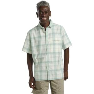 Jack Wolfskin Great Plains Short Sleeve Shirt Check Soft Jade M Men Jack Wolfskin Great Plains Short Sleeve Shirt Check Soft Jade M Men