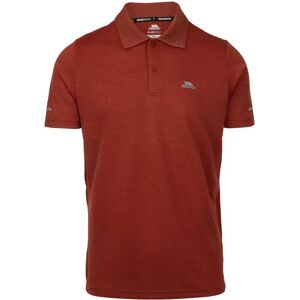 Trespass Mckay Short Sleeve Polo Burnt Sienna Marl L Men Trespass Mckay Short Sleeve Polo Burnt Sienna Marl L Men
