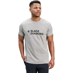 Black Diamond Mini Stacked Short Sleeve T-shirt Nickel Heather S Men Black Diamond Mini Stacked Short Sleeve T-shirt Nickel Heather S Men