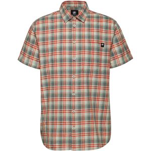 Mammut Trovat Summer Short Sleeve Shirt Silver Sage / Mammut Red L Men Mammut Trovat Summer Short Sleeve Shirt Silver Sage / Mammut Red L Men