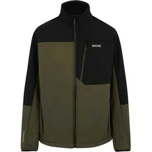 Regatta Moutdale Softshell Jacket Olive Night / Black XL Men Regatta Moutdale Softshell Jacket Olive Night / Black XL Men