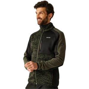 Regatta Oakar Full Zip Fleece Olive Night / Black L Men Regatta Oakar Full Zip Fleece Olive Night / Black L Men