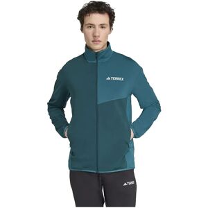 Adidas Terrex Multi Climawarm Tech Full Zip Fleece Aurora Ivy 2XL Men Adidas Terrex Multi Climawarm Tech Full Zip Fleece Aurora Ivy 2XL Men