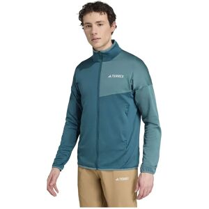 Adidas Terrex Xperior Climawarm Light Full Zip Fleece Mystery Green M Men Adidas Terrex Xperior Climawarm Light Full Zip Fleece Mystery Green M Men