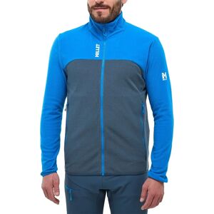 Millet Ubic Lightgrid Full Zip Fleece Icon Blue / Dark Denim M Men Millet Ubic Lightgrid Full Zip Fleece Icon Blue / Dark Denim M Men
