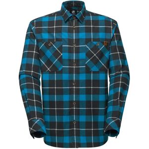 Mammut Alvra Long Sleeve Shirt Black / Glacier Blue S Men Mammut Alvra Long Sleeve Shirt Black / Glacier Blue S Men