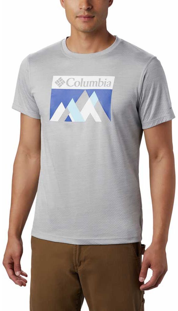 Columbia Zero Rulesâ„¢ Graphic Short Sleeve T-shirt Columbia Grey Heather Peak Fun S Men