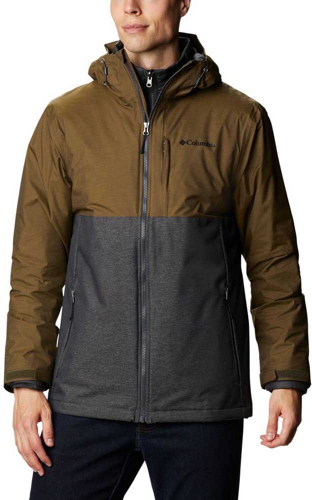 Columbia Ridge Gates Interchange Detachable Jacket Shark Twill / Olive Green Slub S Men