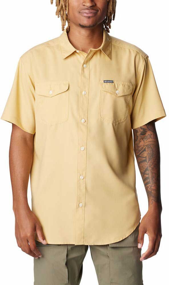 Columbia Utilizerâ„¢ Ii Solid Short Sleeve Shirt Light Camel S Men