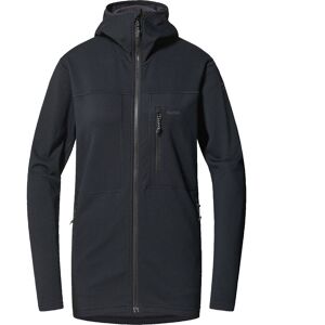 Haglofs Rosson Mid Full Zip Fleece True Black M Women