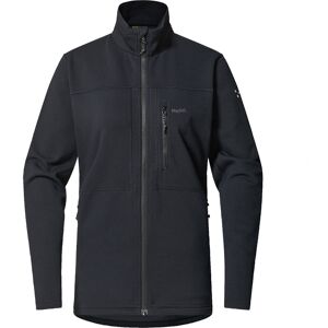 Haglofs Rosson Mid Full Zip Fleece True Black M Women