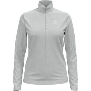 Odlo Roy Ml Half Zip Fleece Silver Grey / White / Stripes M Women Odlo Roy Ml Half Zip Fleece Silver Grey / White / Stripes M Women