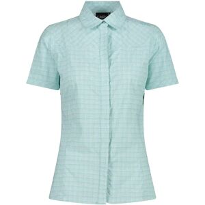 Cmp 31t7146 Short Sleeve Shirt Aqua / White XS Women Cmp 31t7146 Short Sleeve Shirt Aqua / White XS Women