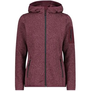 Cmp 3h19826 Hoodie Fleece Burgundy / Anthracite XS Women Cmp 3h19826 Hoodie Fleece Burgundy / Anthracite XS Women