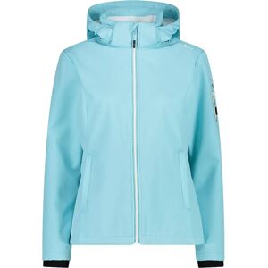 Cmp 39a5006 Softshell Jacket Acqua / B.Co Gesso 2XS Women Cmp 39a5006 Softshell Jacket Acqua / B.Co Gesso 2XS Women