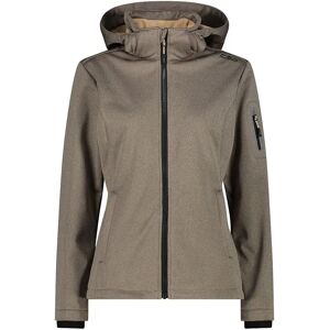 Cmp 39a5006m Softshell Jacket Mel / Black Sesame XL Women Cmp 39a5006m Softshell Jacket Mel / Black Sesame XL Women