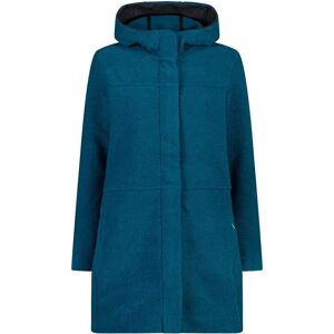 Cmp Coat Fix Hood 32m3476 Jacket Deep Lake Melange L Women Cmp Coat Fix Hood 32m3476 Jacket Deep Lake Melange L Women