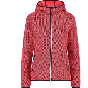 Cmp Fix Hood 32h1926 Jacket Red Fluo / B. Blue 2XS Women Cmp Fix Hood 32h1926 Jacket Red Fluo / B. Blue 2XS Women