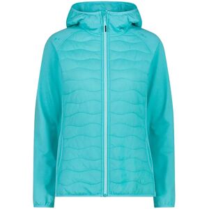 Cmp Hybrid Fix Hood 32e2136 Softshell Jacket Aqua Melange M Women Cmp Hybrid Fix Hood 32e2136 Softshell Jacket Aqua Melange M Women
