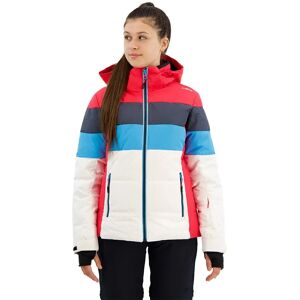 Cmp Zip Hood 32w0586 Detachable Jacket White / Strawberry M Women Cmp Zip Hood 32w0586 Detachable Jacket White / Strawberry M Women